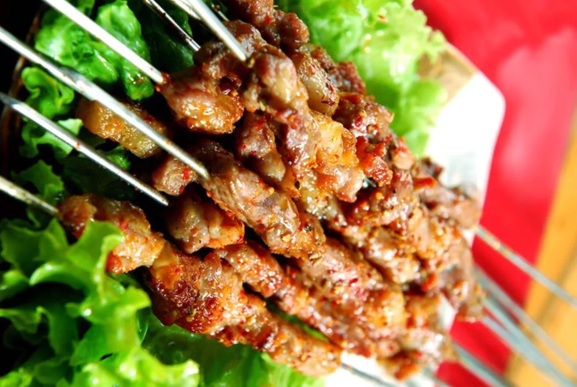 Thịt lợn Mường nướng